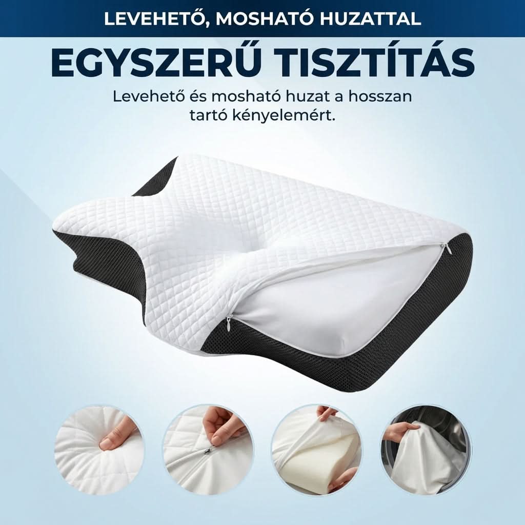 Zevery™ Ergonomikus Párna – Ébredj végre nyakfájdalom nélkül